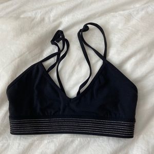 Lululemon Principal Dancer Golden Lining Bralette